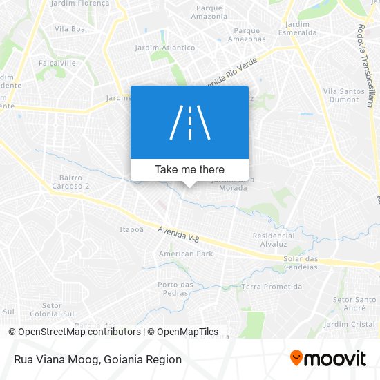 Mapa Rua Viana Moog