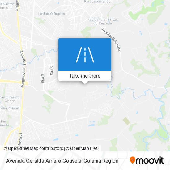 Mapa Avenida Geralda Amaro Gouveia