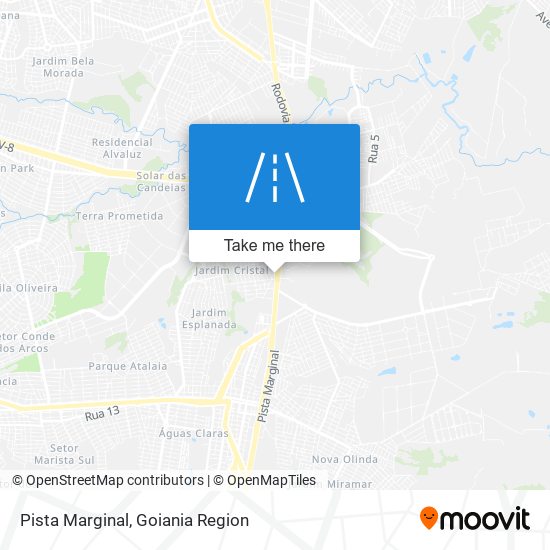 Pista Marginal map