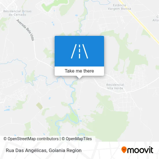 Rua Das Angélicas map