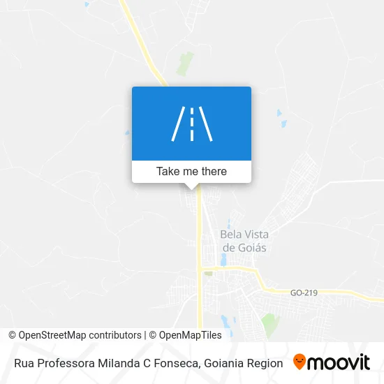 Rua Professora Milanda C Fonseca map