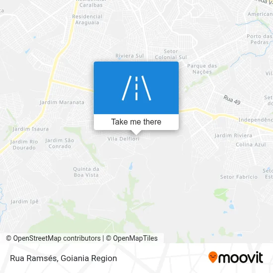 Rua Ramsés map