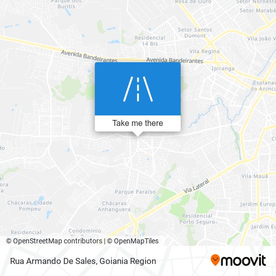 Mapa Rua Armando De Sales