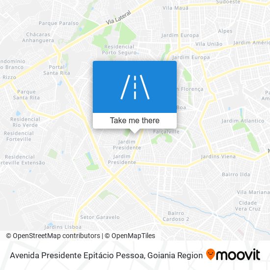 Avenida Presidente Epitácio Pessoa map