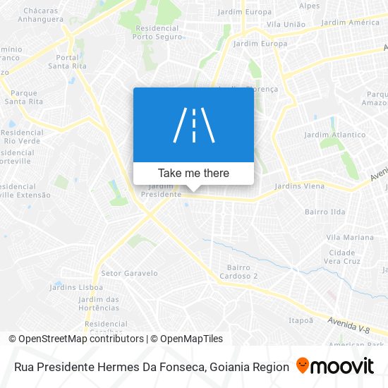 Rua Presidente Hermes Da Fonseca map