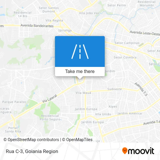Rua C-3 map