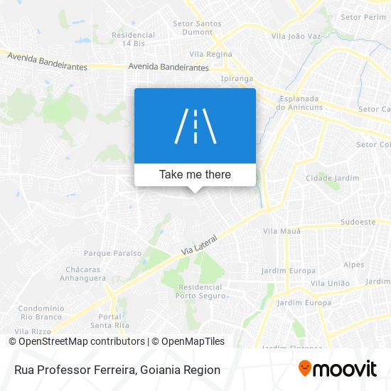 Rua Professor Ferreira map