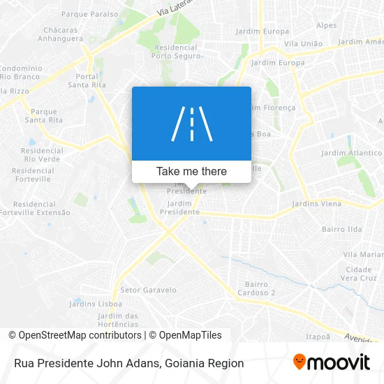 Rua Presidente John Adans map