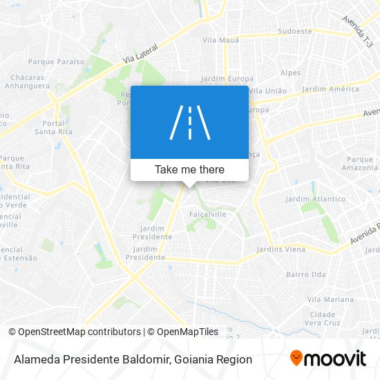 Mapa Alameda Presidente Baldomir