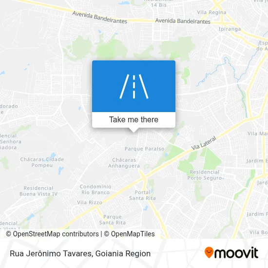 Rua Jerônimo Tavares map