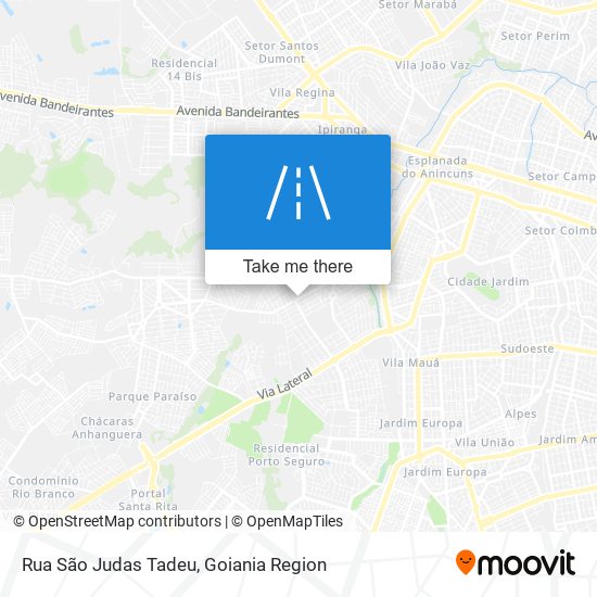 Mapa Rua São Judas Tadeu