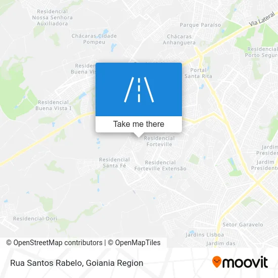 Rua Santos Rabelo map