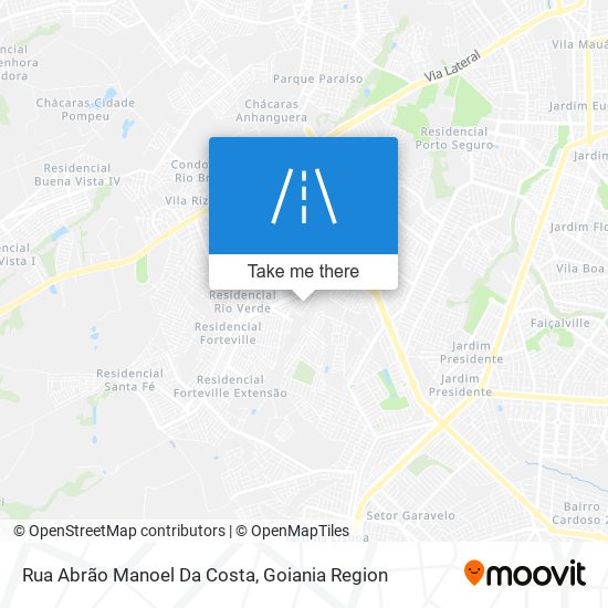 Mapa Rua Abrão Manoel Da Costa