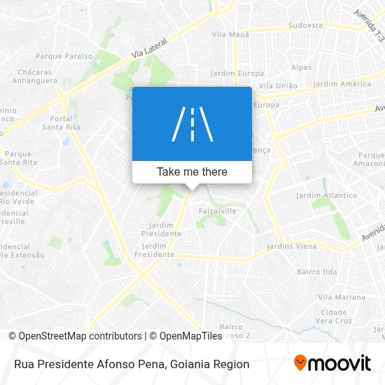 Rua Presidente Afonso Pena map