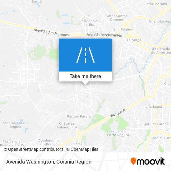 Mapa Avenida Washington