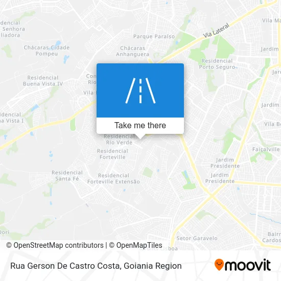 Rua Gerson De Castro Costa map