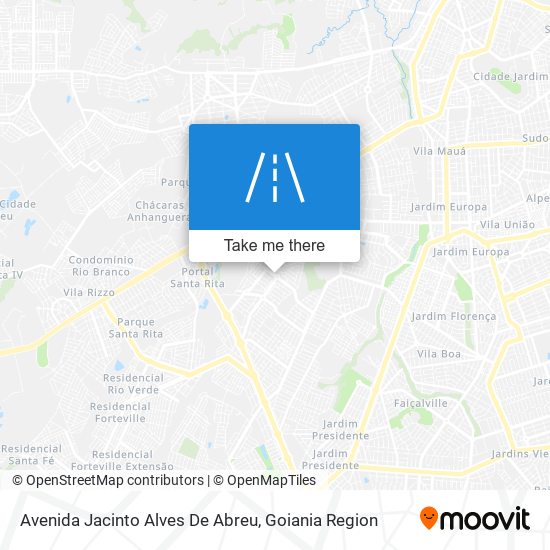 Mapa Avenida Jacinto Alves De Abreu