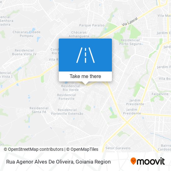 Rua Agenor Alves De Oliveira map