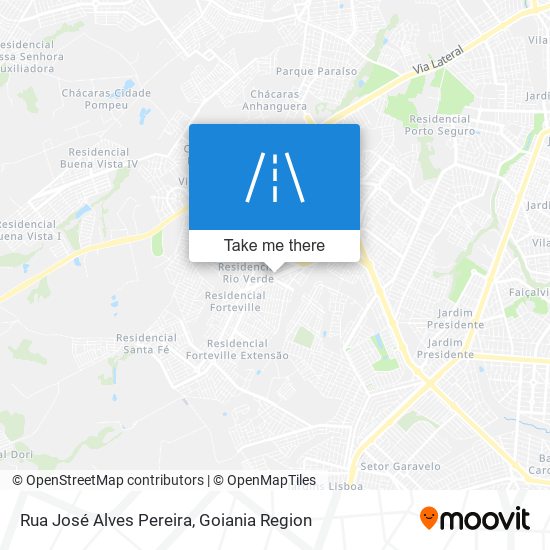 Mapa Rua José Alves Pereira