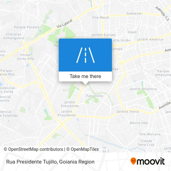 Rua Presidente Tujillo map