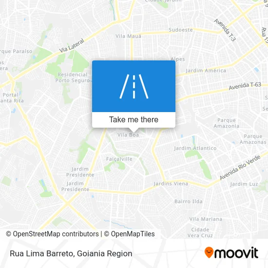 Rua Lima Barreto map