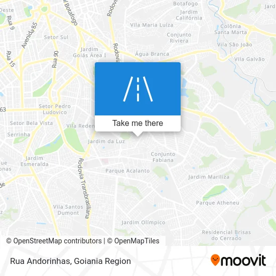 Rua Andorinhas map