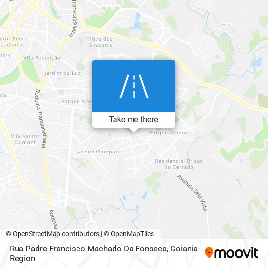 Mapa Rua Padre Francisco Machado Da Fonseca