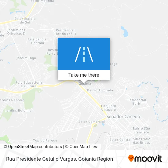 Rua Presidente Getulio Vargas map