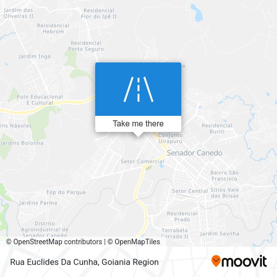 Rua Euclides Da Cunha map