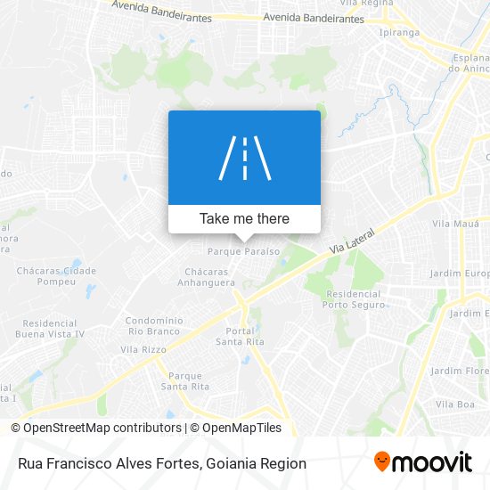 Mapa Rua Francisco Alves Fortes