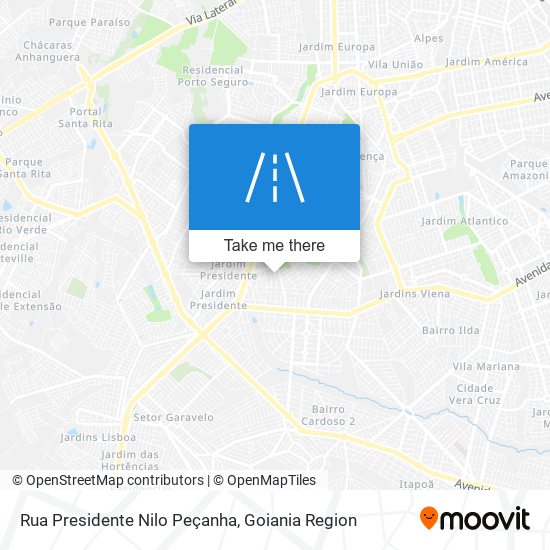 Rua Presidente Nilo Peçanha map