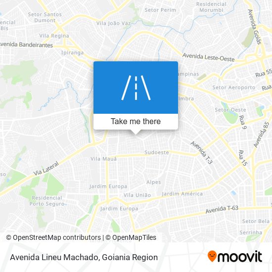 Mapa Avenida Lineu Machado