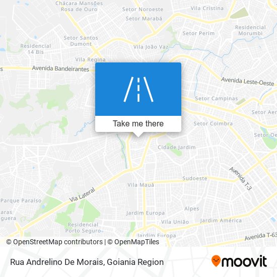 Rua Andrelino De Morais map