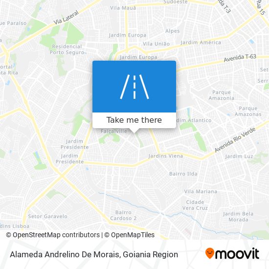 Mapa Alameda Andrelino De Morais
