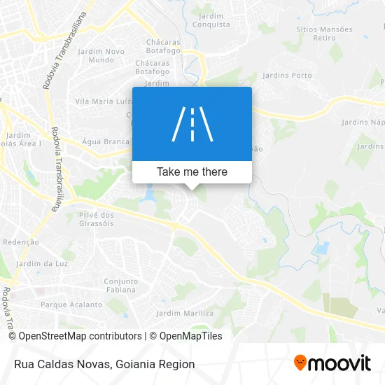 Rua Caldas Novas map