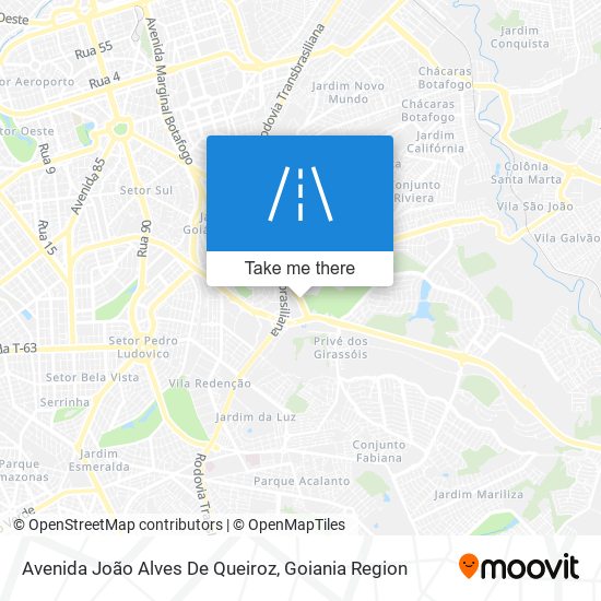 Mapa Avenida João Alves De Queiroz
