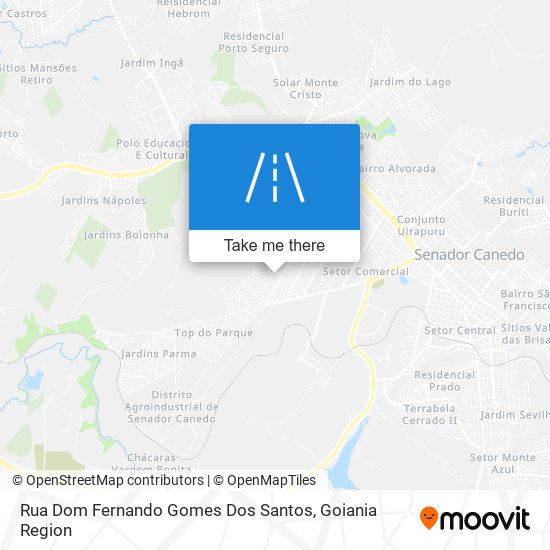 Rua Dom Fernando Gomes Dos Santos map