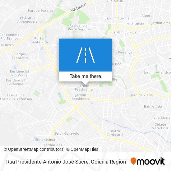 Rua Presidente Antônio José Sucre map