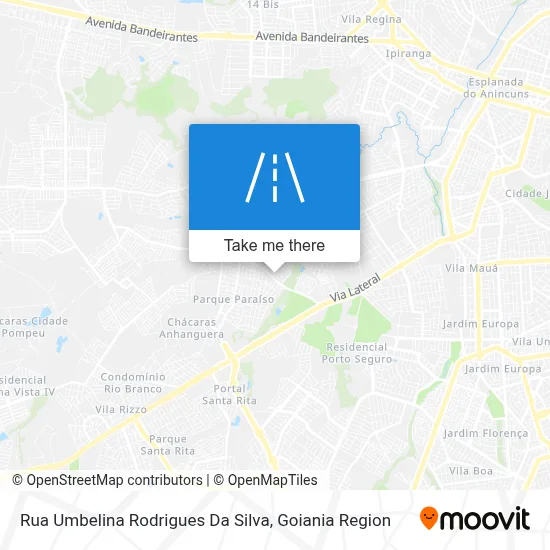 Rua Umbelina Rodrigues Da Silva map
