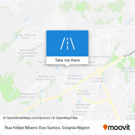 Rua Felipe Ribeiro Dos Santos map