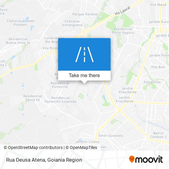 Rua Deusa Atena map