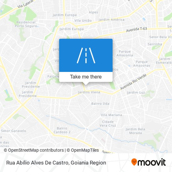 Mapa Rua Abílio Alves De Castro