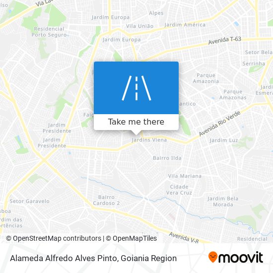 Alameda Alfredo Alves Pinto map
