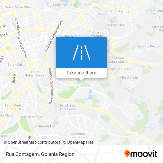 Rua Contagem map