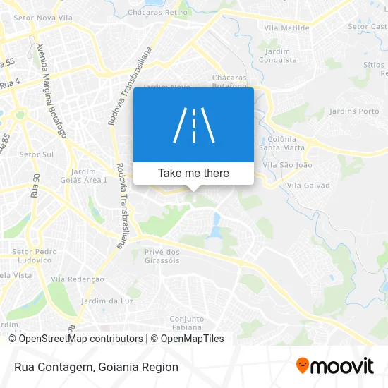 Rua Contagem map