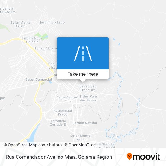 Rua Comendador Avelino Maia map