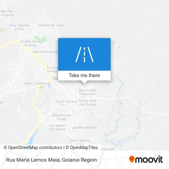 Rua Maria Lemos Maia map