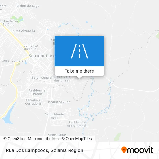 Rua Dos Lampeões map