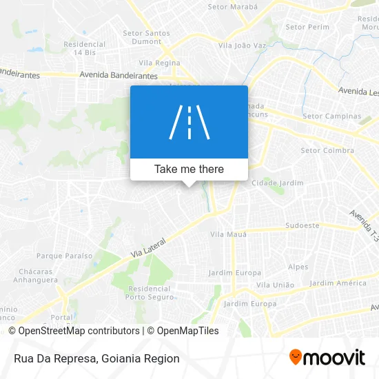 Rua Da Represa map