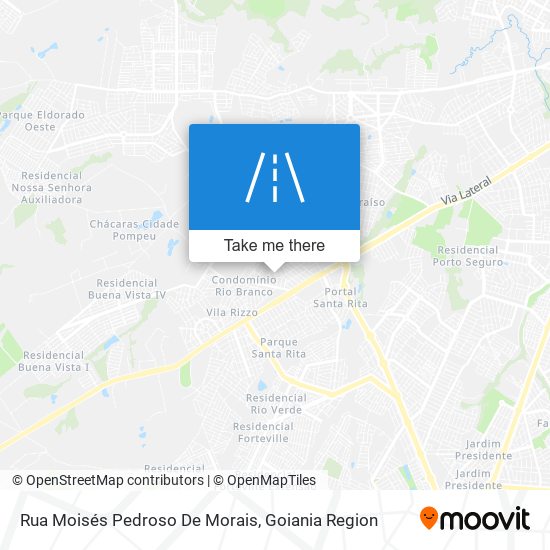 Mapa Rua Moisés Pedroso De Morais